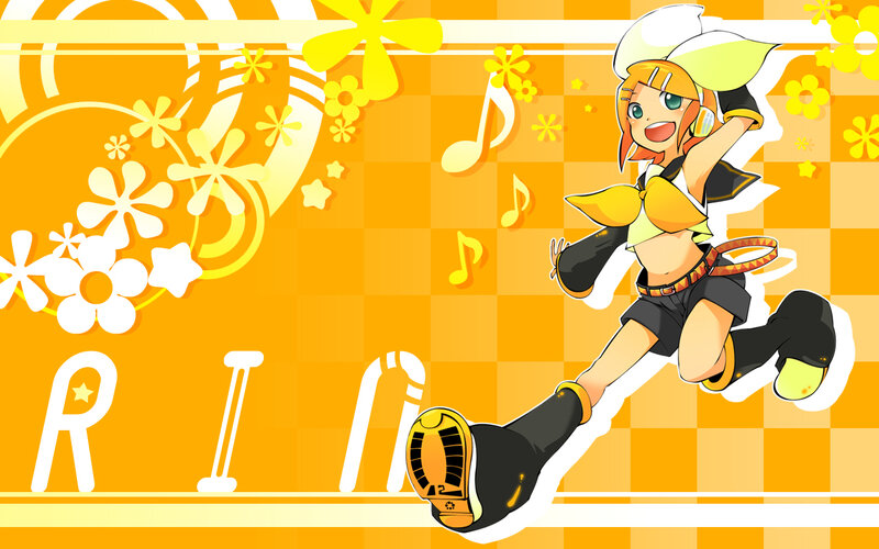 Anime Girl Dancing — Orange