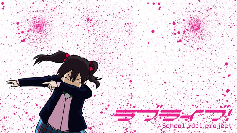 Anime Girl Dancing — Pink, Playful