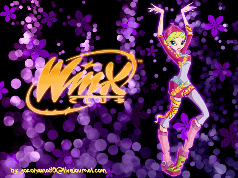 Anime Girl Dancing — Purple