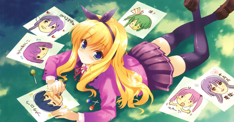 anime girl drawing portraits