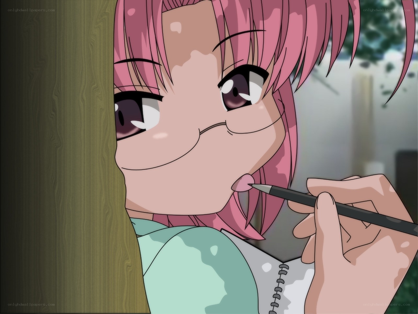 anime girl drawing