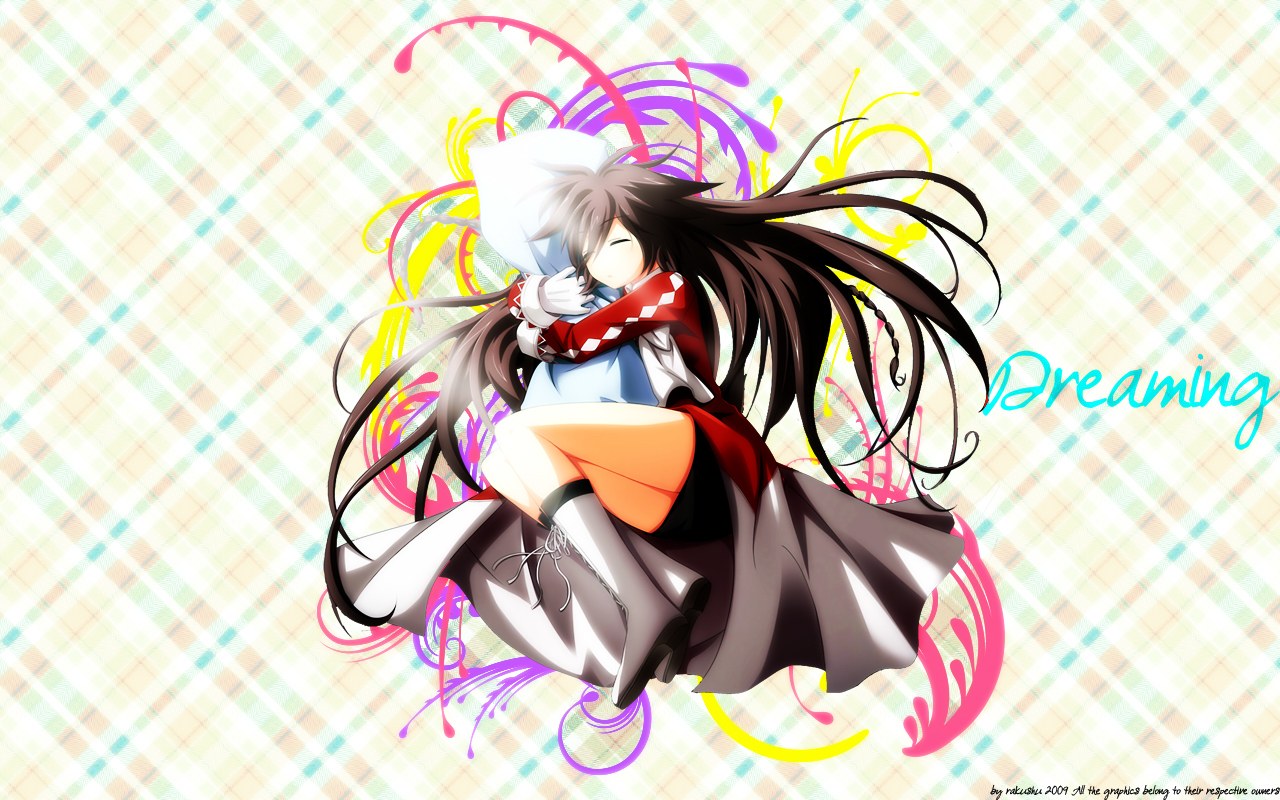 anime girl dreaming