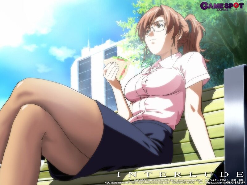 Anime girl eating sandwich