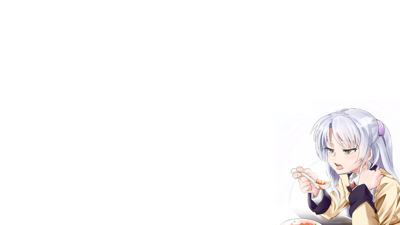 anime girl eating soup