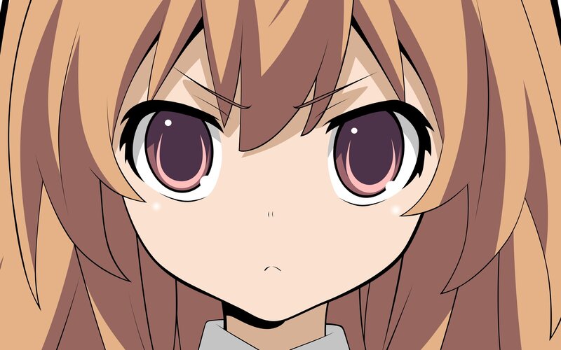 Anime Girl Face — Brown, Neutral