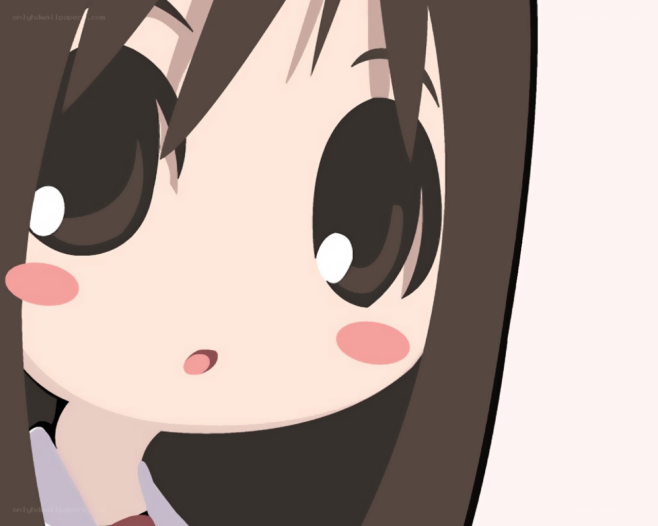 anime girl face close-up