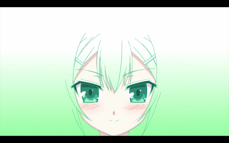 Anime Girl Face — Green