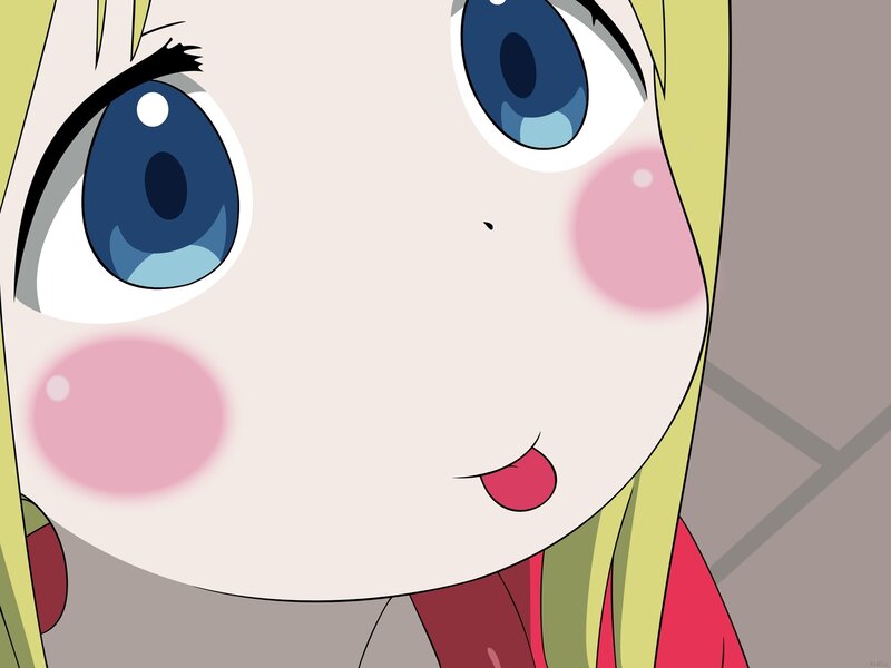 Anime Girl Face — Yellow