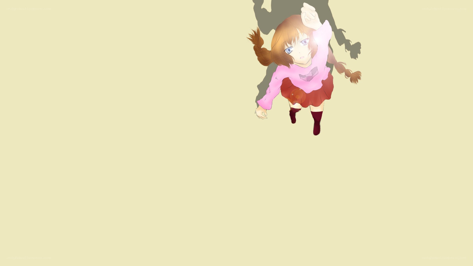 anime girl falling