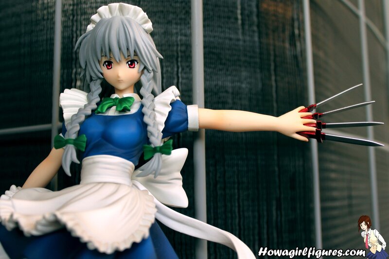 anime girl figure with claws