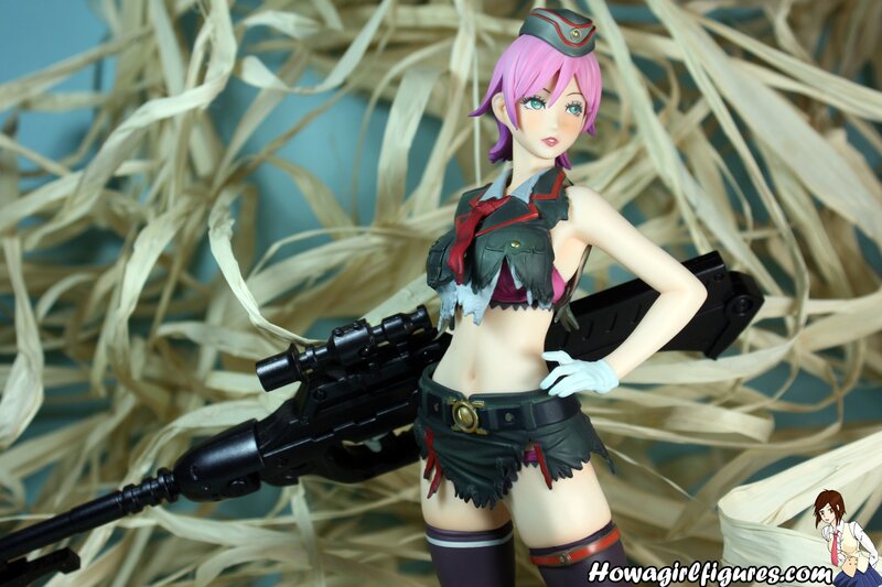 anime girl figure with rifle