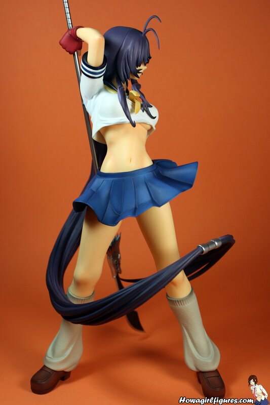 anime girl figure with staff