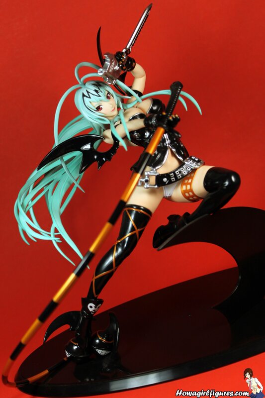 anime girl figure with swords