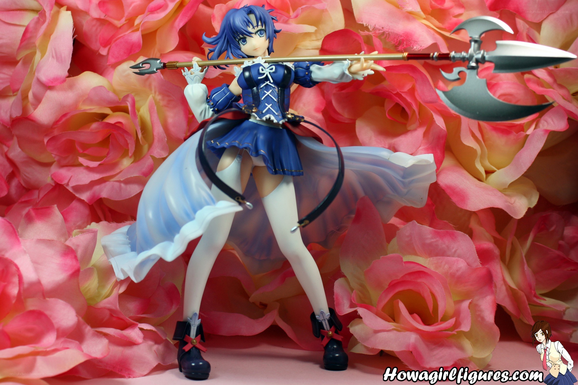 anime girl figure with weapon