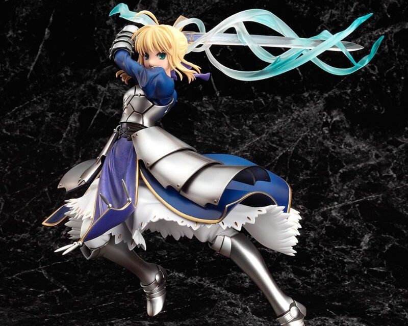Anime Girl Figurine — Blue