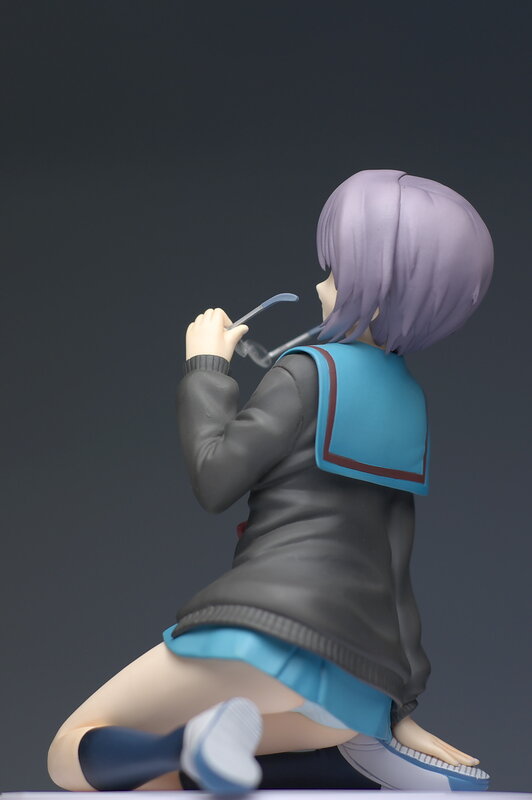 anime girl figurine from behind