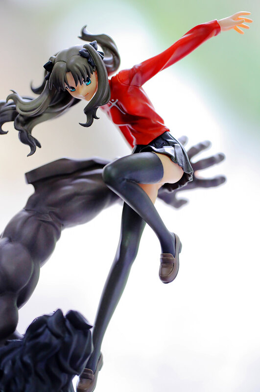 anime girl figurine in action