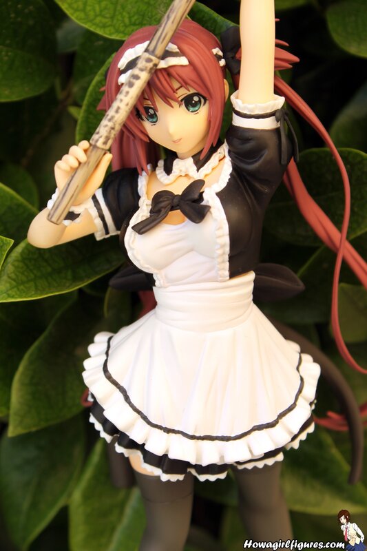 anime girl figurine in maid outfit