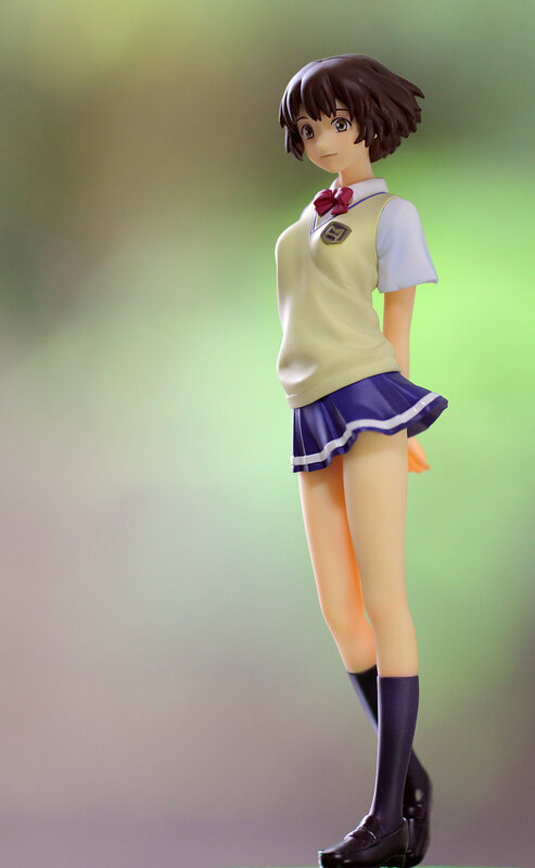anime girl figurine in school uniform