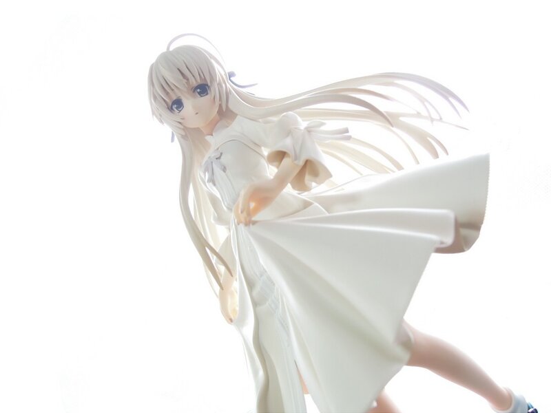 anime girl figurine in white dress
