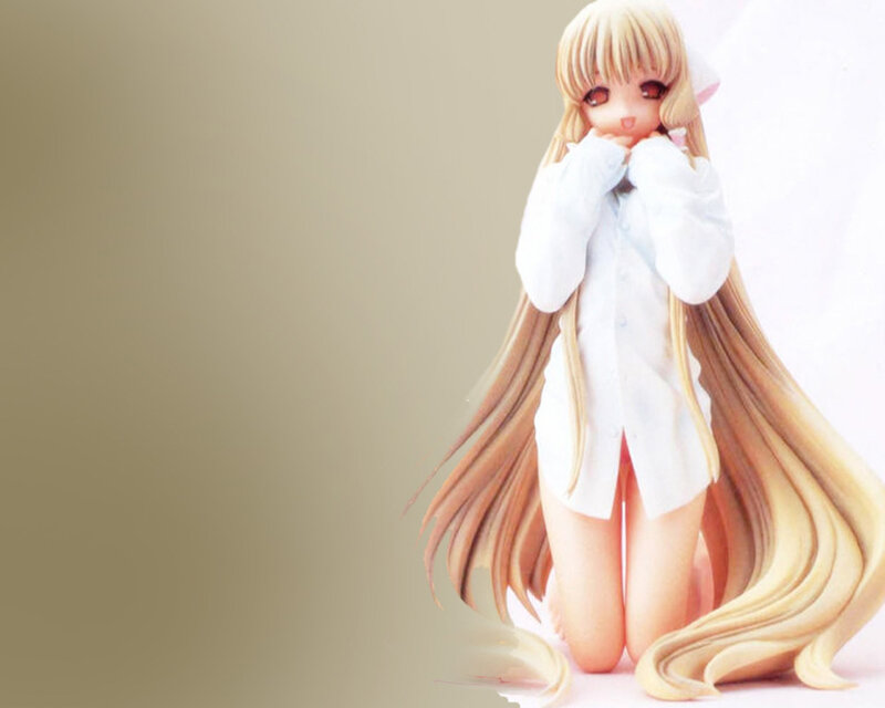 anime girl figurine kneeling