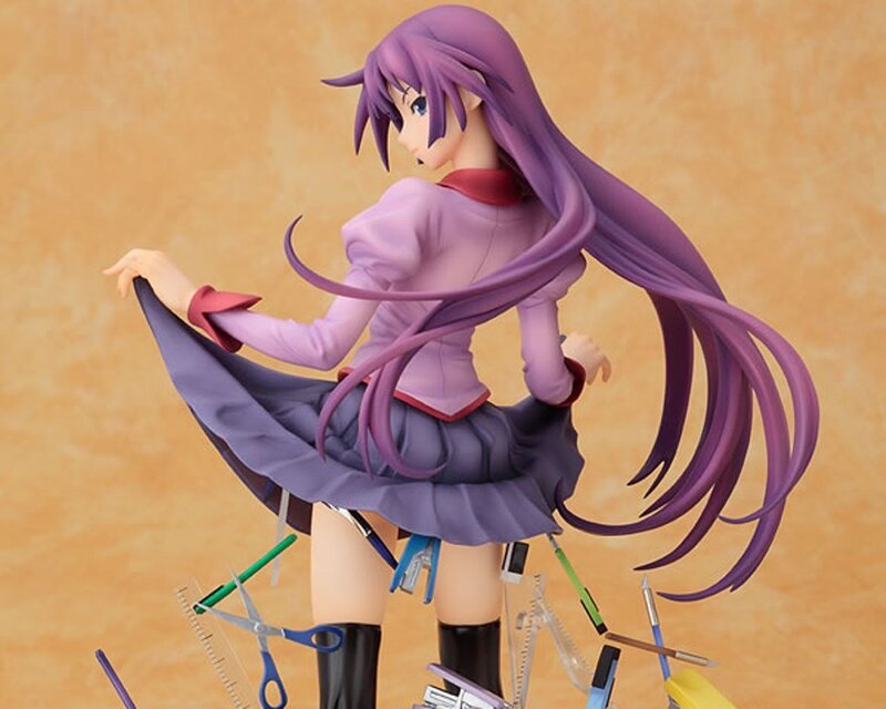 Anime Girl Figurine — Purple