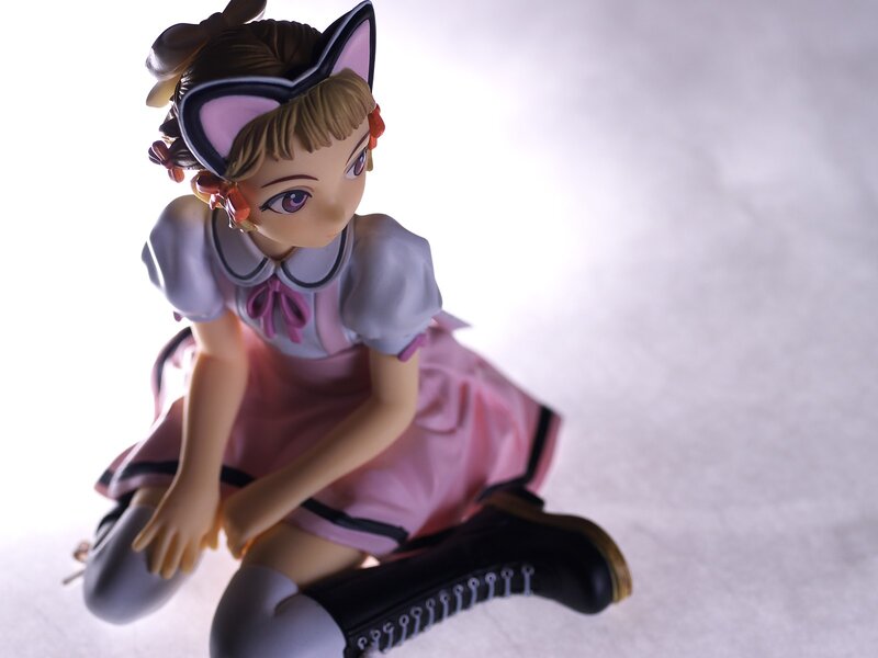 anime girl figurine with cat ears