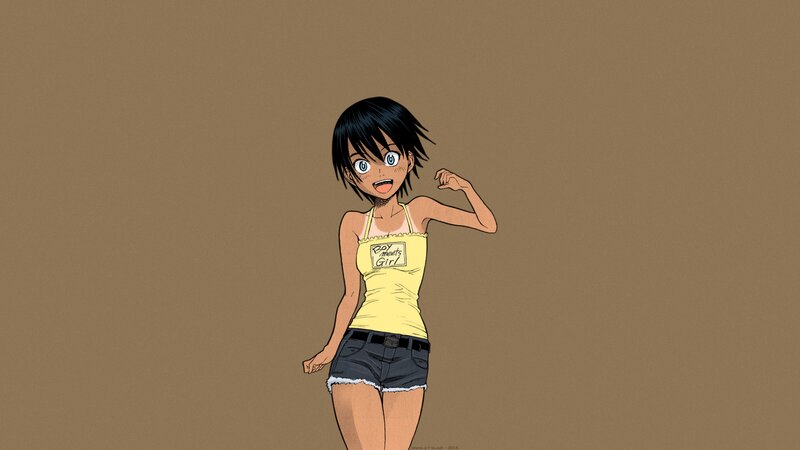 Anime Girl Flexing