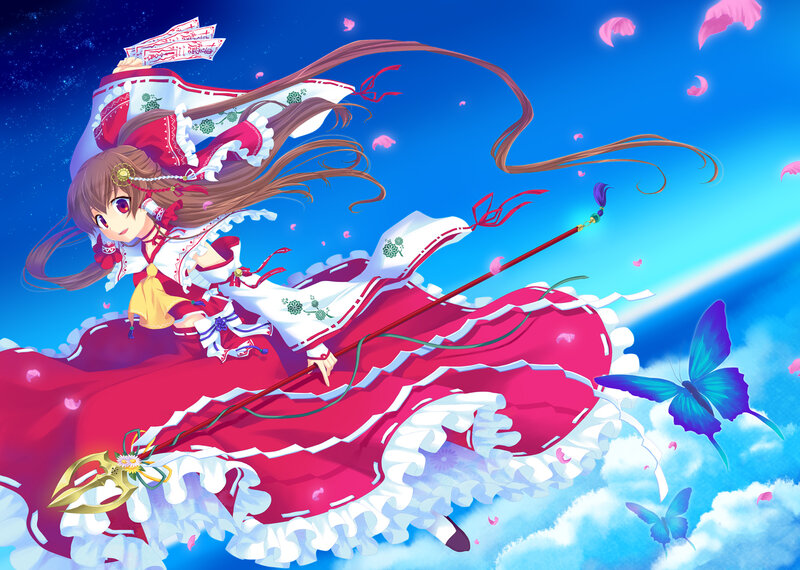 Anime Girl Flying