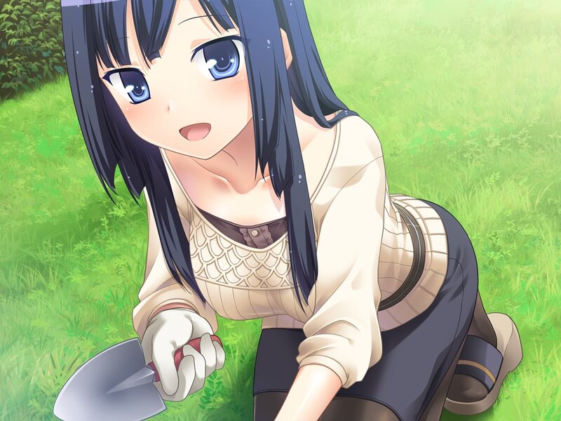 Anime Girl Gardening — Green