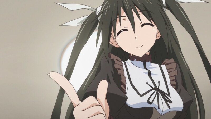 anime girl giving thumbs up