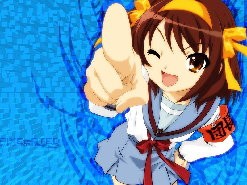 anime girl giving thumbs up
