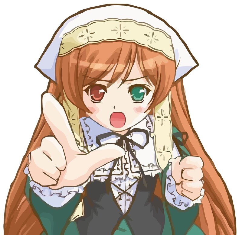 anime girl giving thumbs up