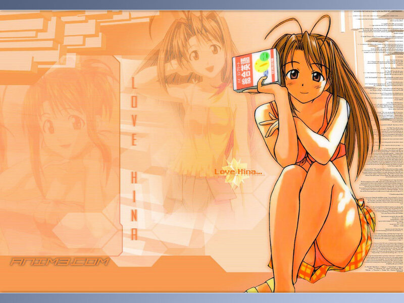 Anime girl holding a box