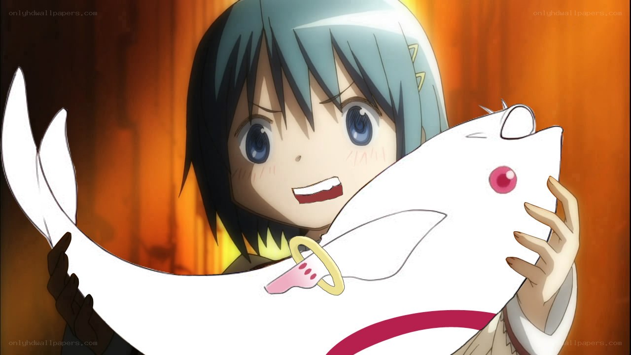 anime girl holding a fish