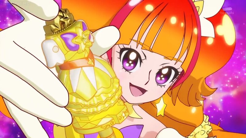 Anime Girl Holding a Staff