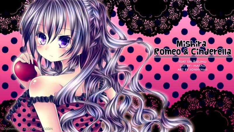 Anime Girl Holding Apple — Pink