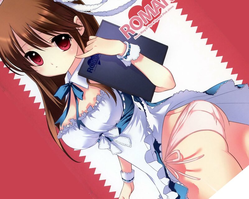 anime girl holding book