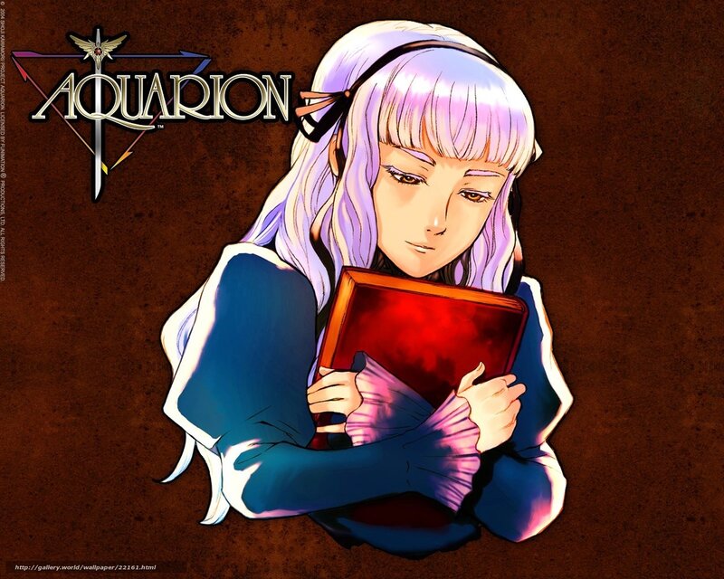 Anime Girl Holding Book — Brown, Calm
