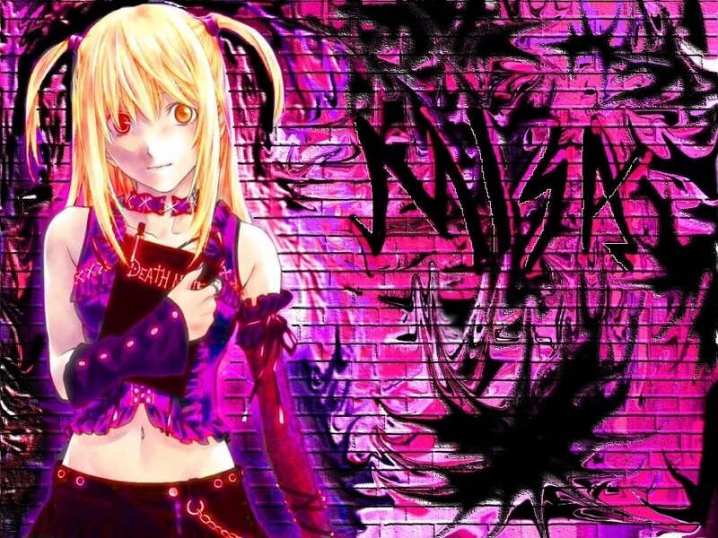 Anime Girl Holding Book — Purple, Dramatic