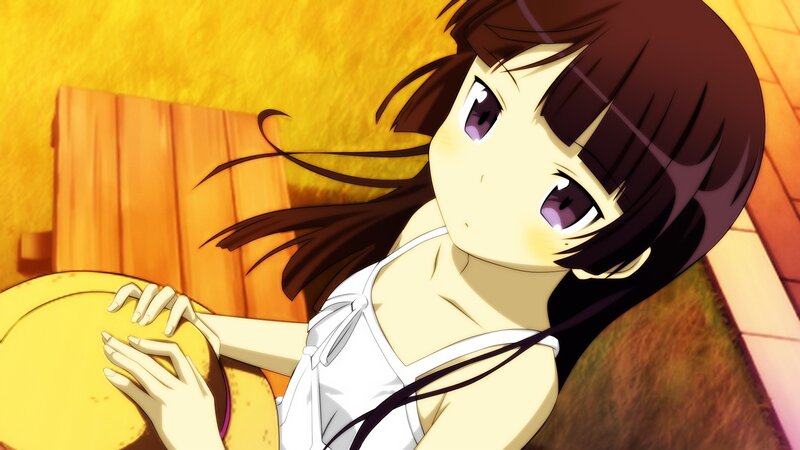 Anime Girl Holding Cheese