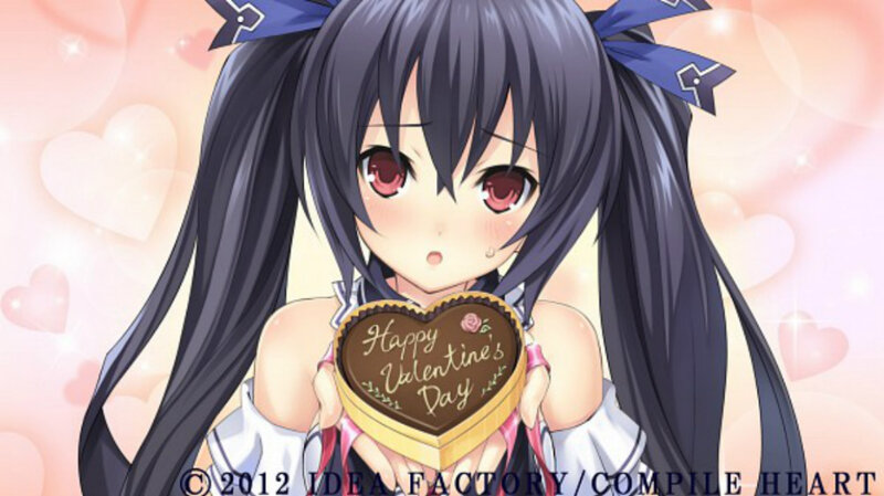 Anime Girl Holding Chocolate — Pink