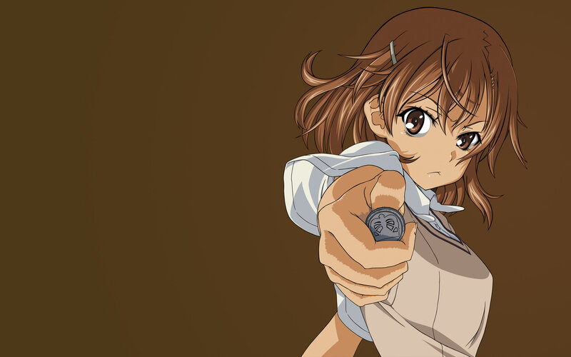 anime girl holding coin
