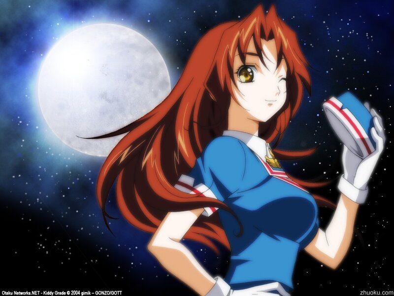 Anime Girl Holding Dish