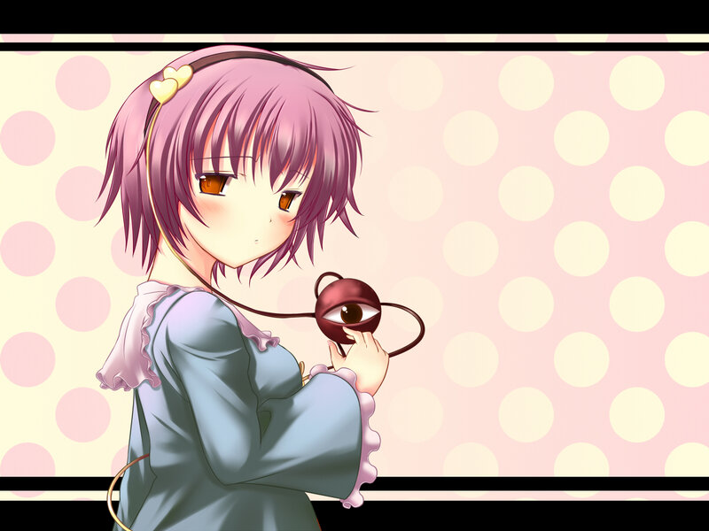 Anime Girl Holding Eye