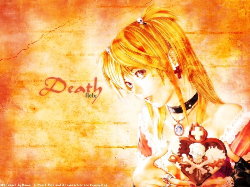 Anime Girl Holding Heart — Orange, Dramatic, Skull