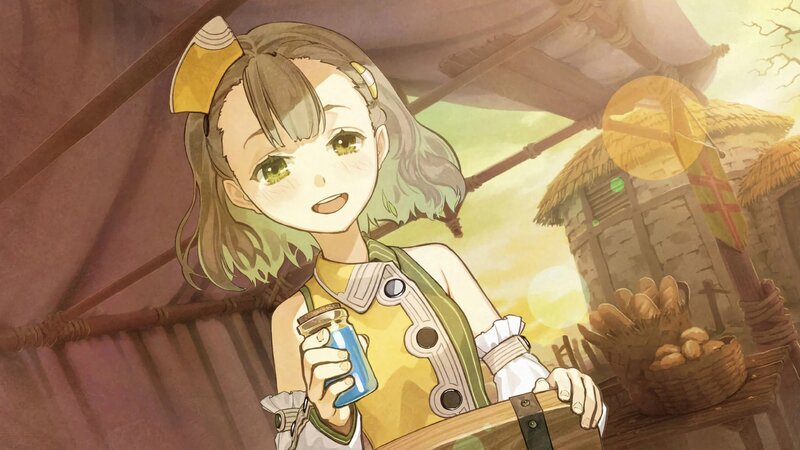 Anime Girl Holding Jar