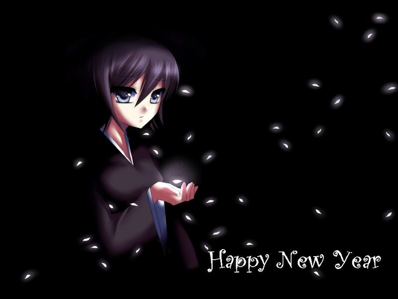 Anime Girl Holding Light — Black, Serene, Night