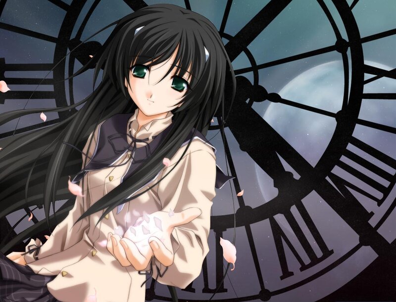 Anime Girl Holding Light
