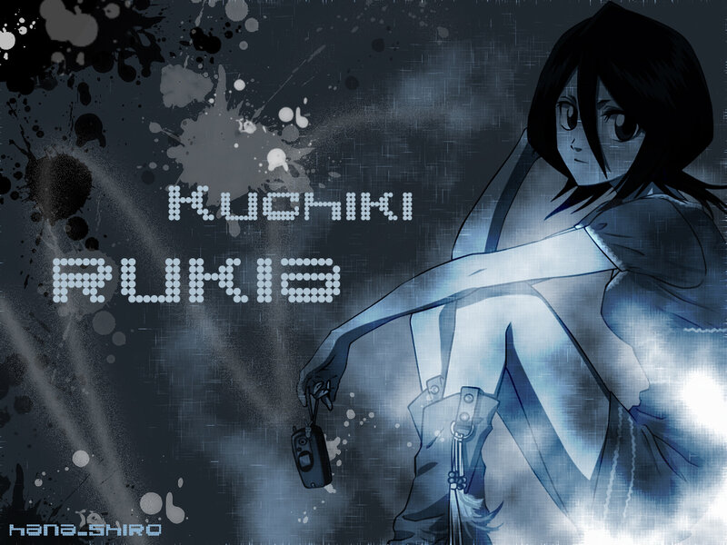 Anime Girl Holding Phone — Blue, Dramatic, Night, Manga